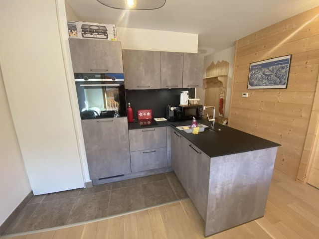 Residence Perles de Savoie, Apartment C 403, Kitchen, Châtel