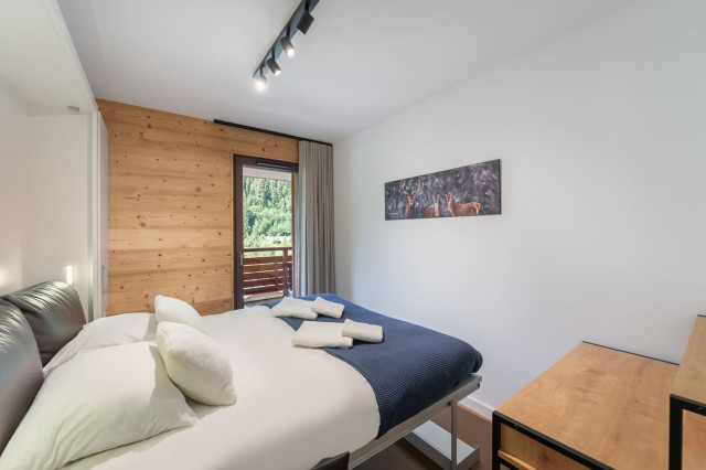 Residence Quintessence, Apartment 201A, Chatel, Double bedroom, Holiday at high altitude