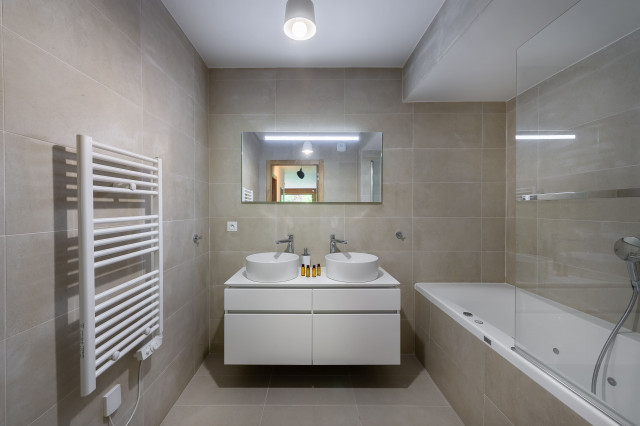 Quintessence residence Apt 101 B, Bathroom, Châtel Accommodation rental