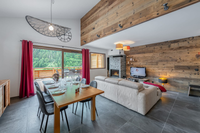 Résidence Quintessence Apt 301 A, Séjour,  Châtel Portes du Soleil