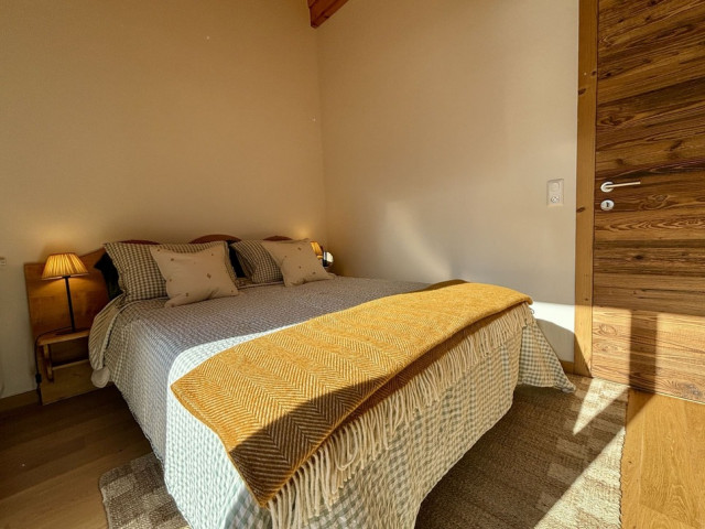 Résidence Soldanelles, appartement 15 A, chambre double, Châtel domaine skiable franco-suisse