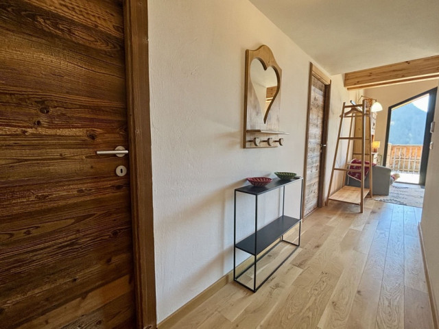 Résidence Soldanelles, appartement 15 A, couloir, Châtel Réservation