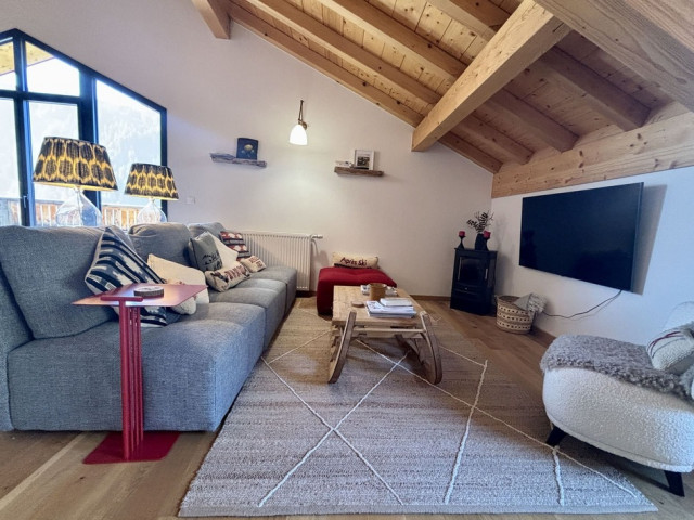 Résidence Soldanelles, appartement 15 A, salon, Châtel Haute-Savoie