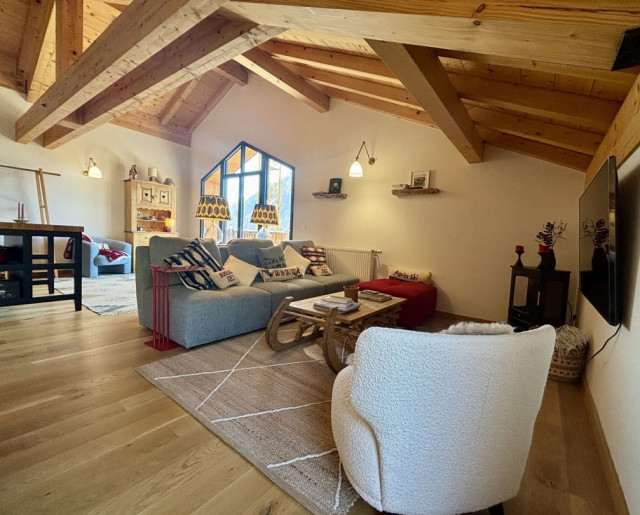 Résidence Soldanelles, appartement 15 A, salon, Châtel Les Portes du Soleil