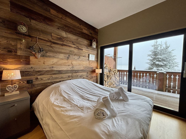 Résidence Soldanelles, Appartement 4, Chambre double, Châtel Vacances à la montagne