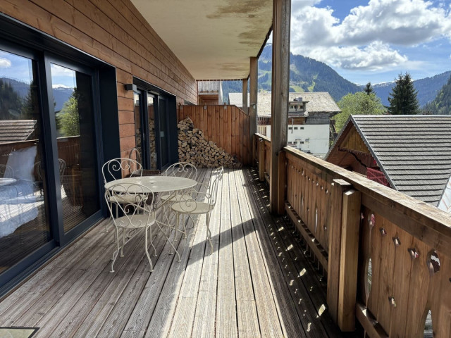 Résidence Soldanelles, Appartement 4, Grand balcon, Châtel