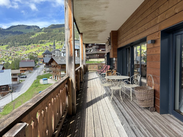 Résidence Soldanelles, Appartement 4, Grand balcon, Châtel Centre