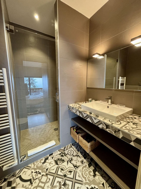 Résidence Soldanelles, Appartement 4, Salle de douche / WC, Châtel