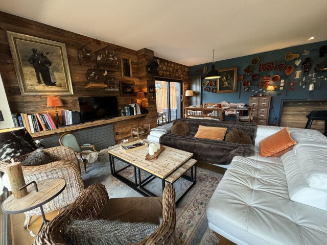 Résidence Soldanelles, Appartement 4, Séjour, Châtel Centre