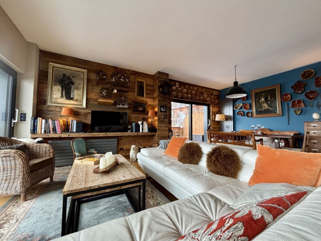 Résidence Soldanelles, Appartement 4, Séjour, Châtel Haute Savoie
