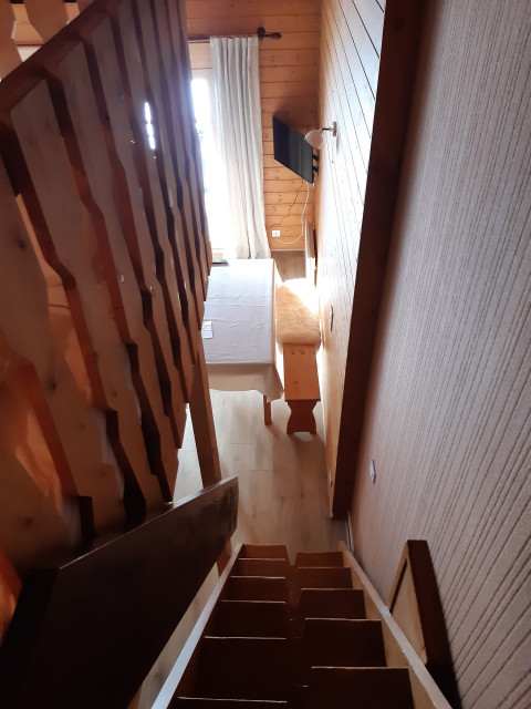 Résidence SYLVIA, Appartement 62, escalier, Châtel Les Portes du Soleil