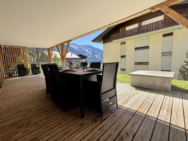 THE VIEW 13 Vacation Rental, Sleeps 6, Châtel, Terrace, Summer Vacation with Mountain Views