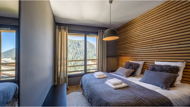 Résidence the VIEW, 6 personnes, Châtel, centre du village, chambre double