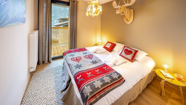 Résidence the VIEW, 6 personnes, Châtel, centre du village, chambre double