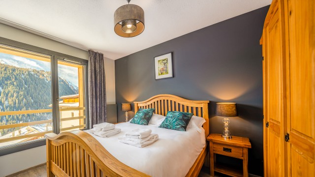 Résidence the VIEW, 6 personnes, Châtel, centre du village, chambre double