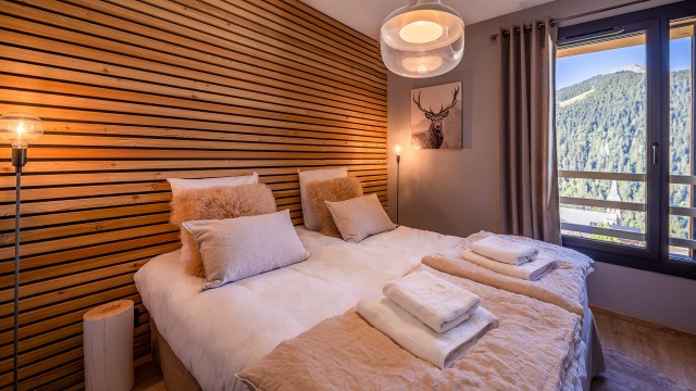 Résidence the VIEW, 6 personnes, Châtel, centre du village, chambre double, twin