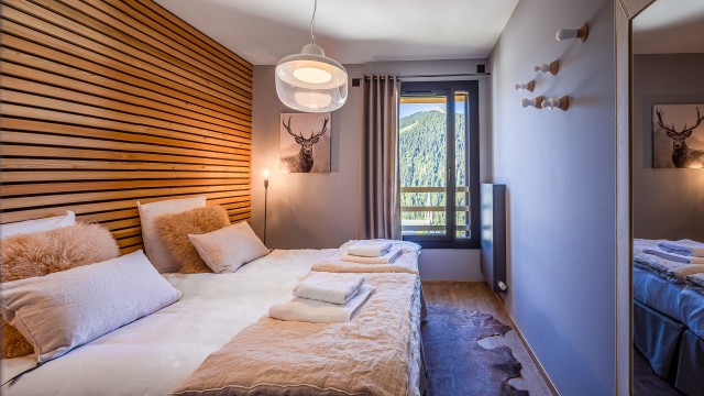 Résidence the VIEW, 6 personnes, Châtel, centre du village, chambre double, twin