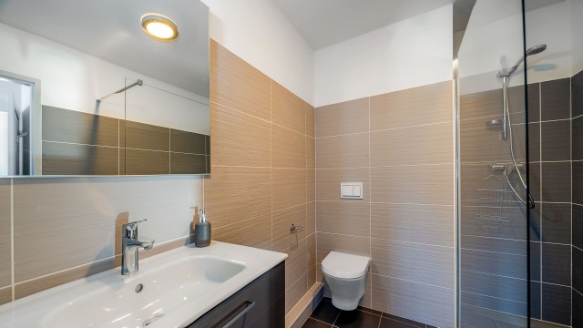 Résidence the VIEW, 6 personnes, Châtel, centre du village, salle de douche