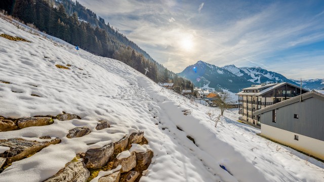 Résidence the VIEW, 6 personnes, Châtel, centre du village, vue montagnes