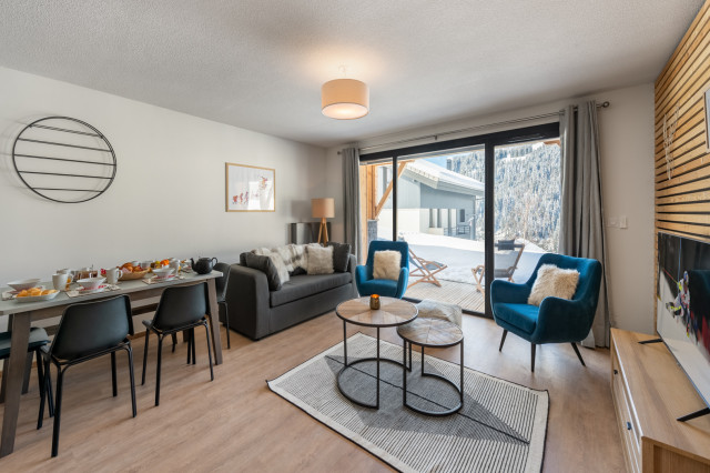 Résidence THE VIEW, 6 people, Châtel centre, Living room, Family holidays