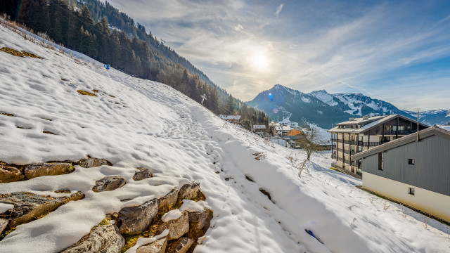 Résidence THE VIEW, 6 personnes, Châtel centre, Vue Montagne, Hiver neige