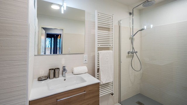 Résidence the VIEW, 8 personnes, Châtel, centre du village, salle de douche