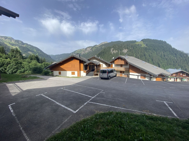 Résidence Véronica, Appartement 53, Vue depuis le balcon, Châtel Location à la montagne
