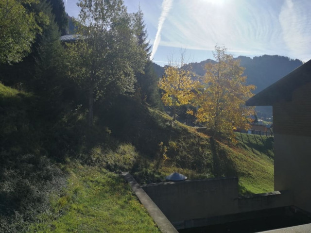 Résidence Yéti 6 Appartement 8, la vue depuis le balcon, Châtel Réservation