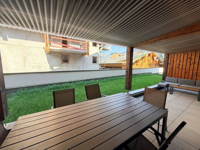 Les Soldanelles Apartments, Apt. 3B, Châtel, Terrace, Ski resort