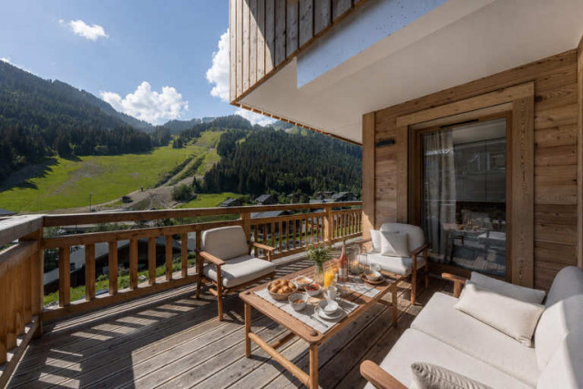 Etoile du Linga Châtel Residence, Apartment 22A, Balcony and view, Linga (ALT)