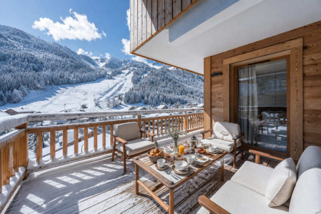Etoile du Linga Châtel Residence, Apartment 22A, Balcony and View, Accommodation Rental 74 (ALT)