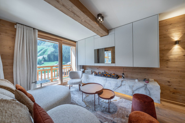 Etoile du Linga Châtel Residence, Apartment 22A, Living Room, Family Vacation (ALT)