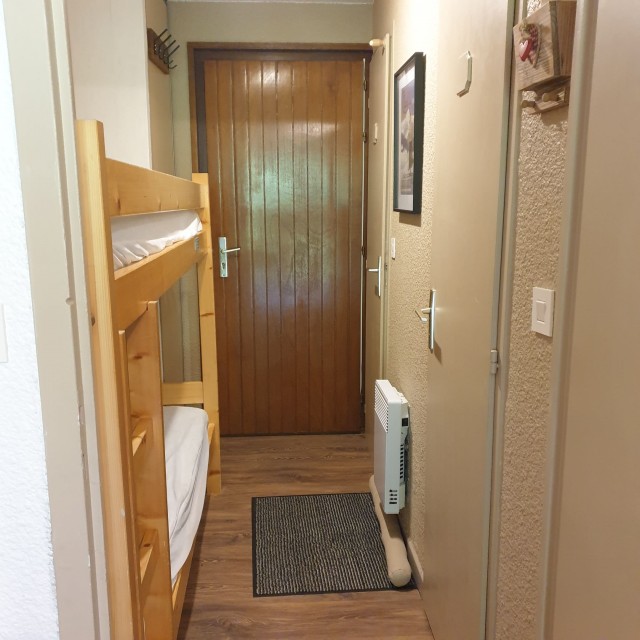 Studio 3 personnes, Châtel, Résidence les Avenières 5A lits superposés