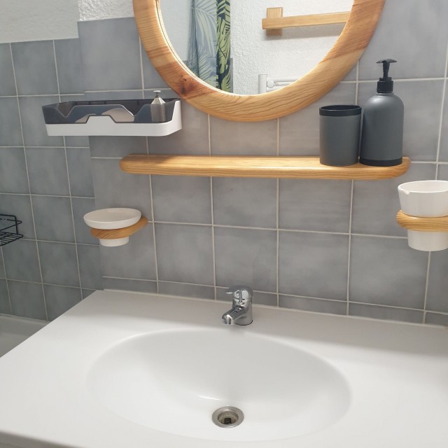 Studio 3 personnes, Châtel, Résidence les Avenières 5A salle de bains