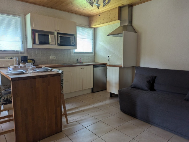 Studio dans chalet Les Bouquetins, Châtel, Appartement meublé