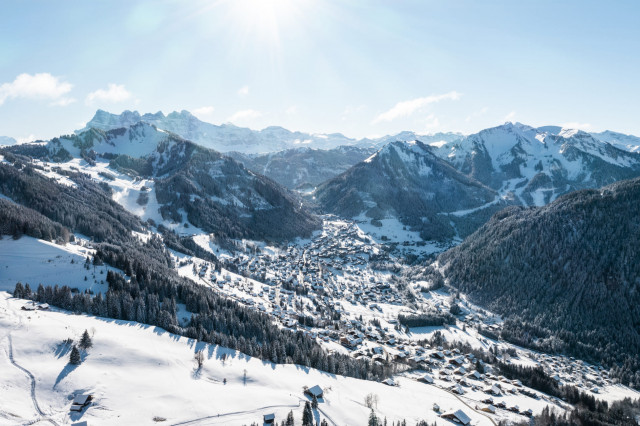 Châtel in winter