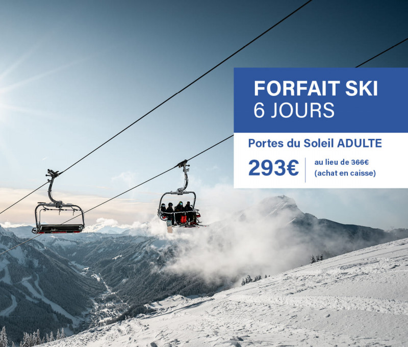 15% de réduction sur votre forfait ski avec Châtel Réservation