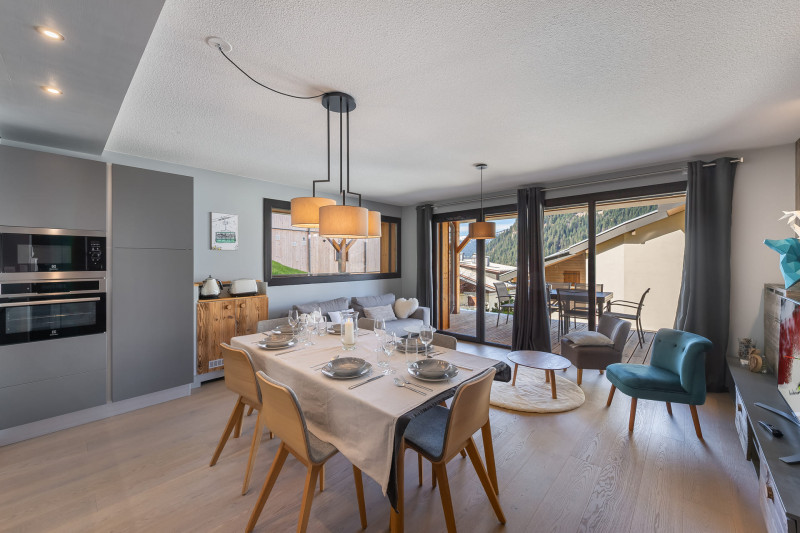 360 appartement 18, 6 personnes, Séjour, Haute Savoie 74390 Neige