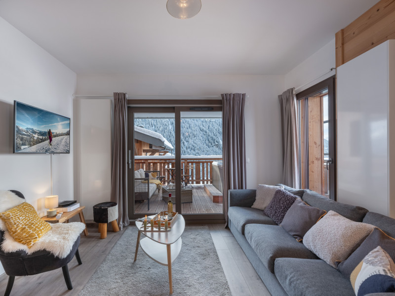O Rouge Residence, Living Room, Châtel Village Center (TITLE) O Rouge Residence, Living Room, Châtel Village Center (ALT)