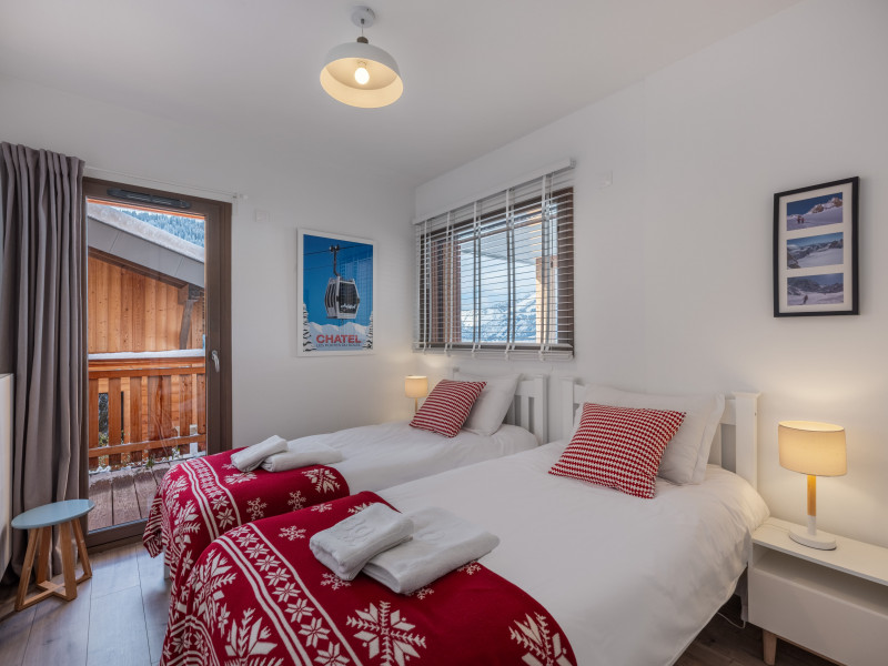 O Rouge Residence, Twin Room with Balcony, Châtel Family Vacation (TITLE) O Rouge Residence, Twin Room with Balcony, Châtel Family Vacation (ALT)
