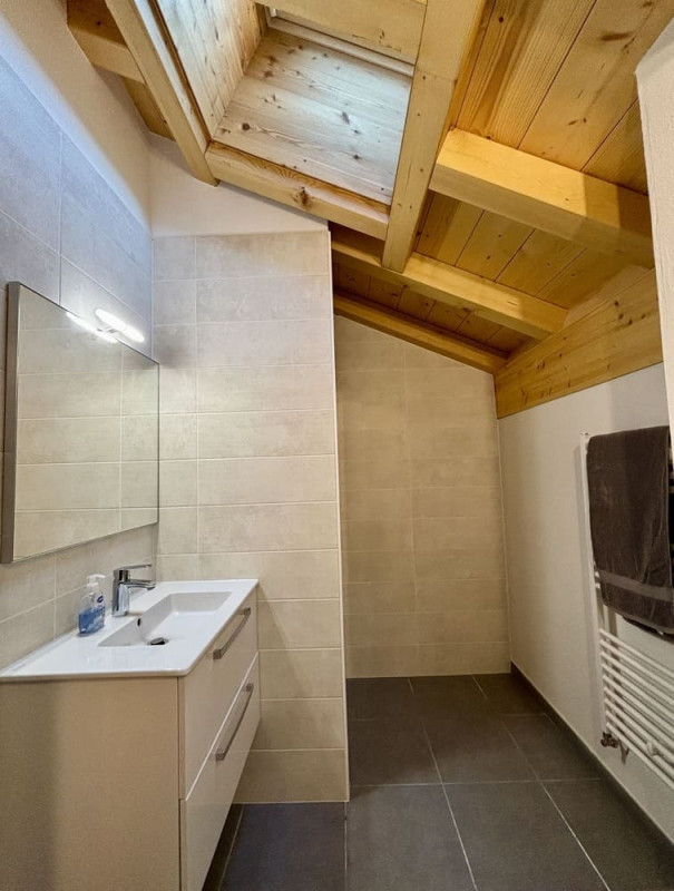 Apartment 14 in residence Les Soldanelles B, Chatel, Shower room en suite, Ski equipment 74