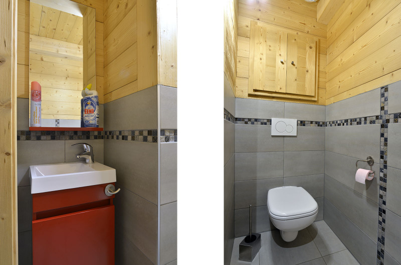 Appartement 14 personnes, Florence, salle de bain barbossine, Châtel haute-savoie