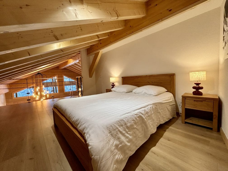 Appartement 301, Résidence Le Panorama, Châtel, Chambre double mezzanine, Domaine skiable