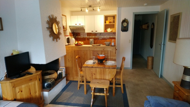 Appartement 404 Résidence Les Rhododendrons, Séjour et cuisine, Châtel Domaine skiable