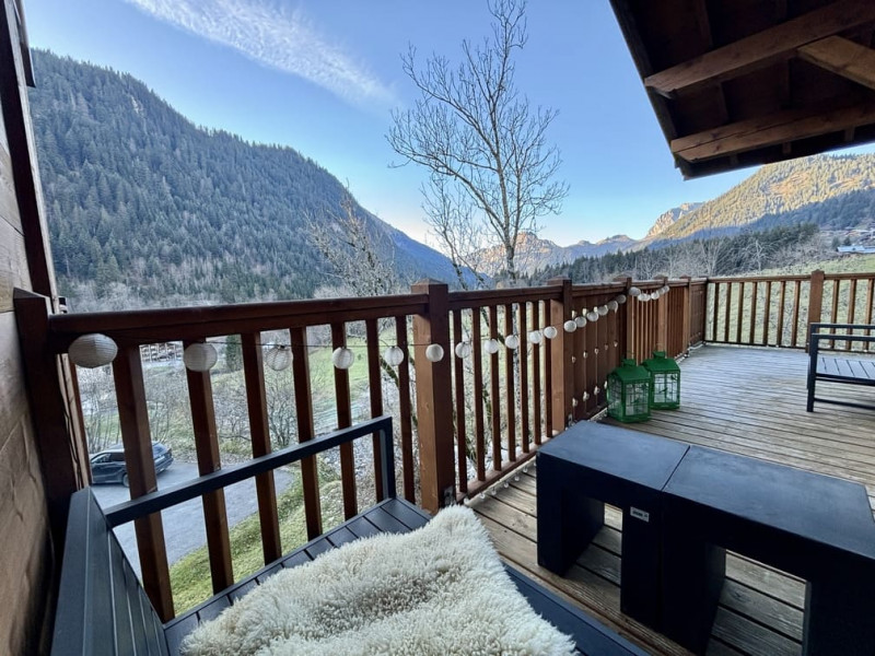 Appartement 5D dans résidence Les Chalets d'Angèle, Châtel, Balcon et vue, Vacances à la montagne