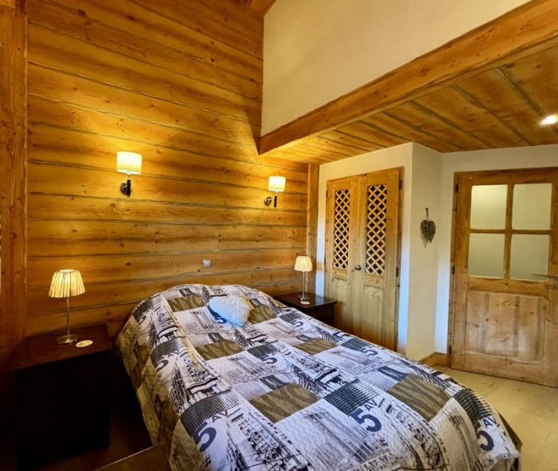 Appartement 5D dans résidence Les Chalets d'Angèle, Châtel, Chambre double, Réservation hébergement