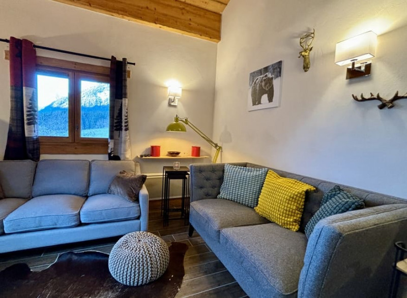 Appartement 5D dans résidence Les Chalets d'Angèle, Châtel, Salon, Haute-Savoie