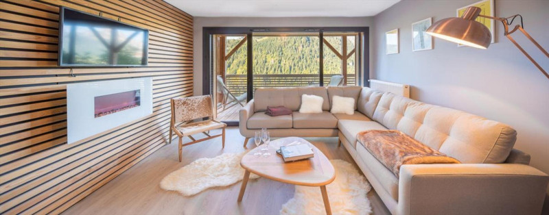 Appartement 6 personnes à Châtel résidence 360 centre du village salon, Haute-Savoie