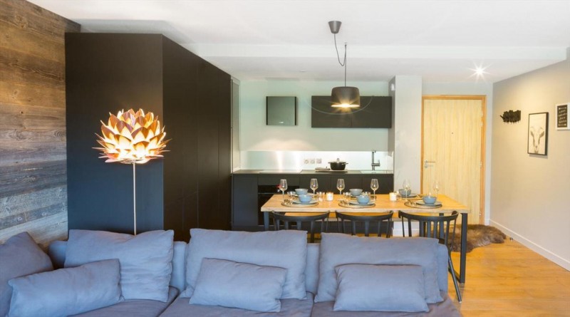 Appartement 6 personnes à Châtel résidence 360 centre du village salon salle à manger