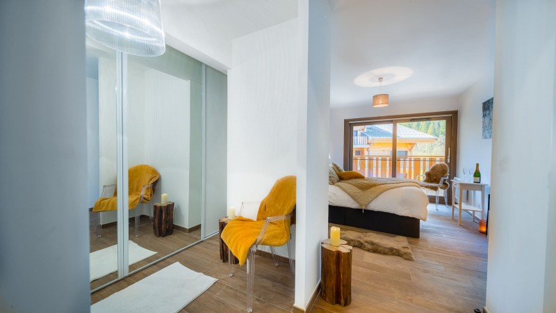 Appartement 6 personnes à Châtel résidence 4 élèments chambre double